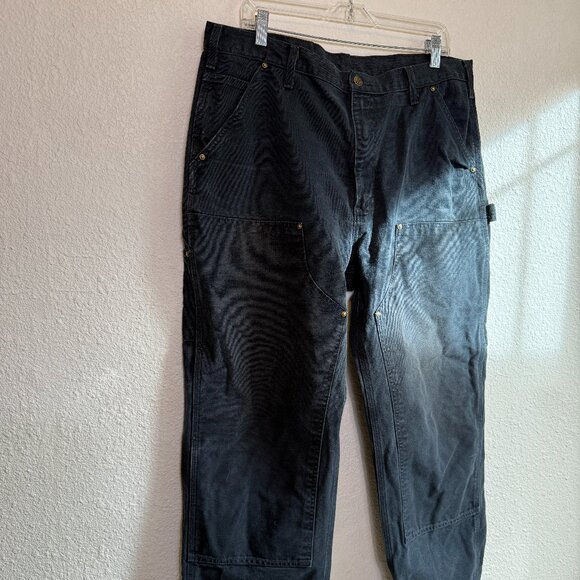 Vintage CARHARTT Double Knee \\ Black 38x32 // y2k workwear carpenter - Picture 2 of 12